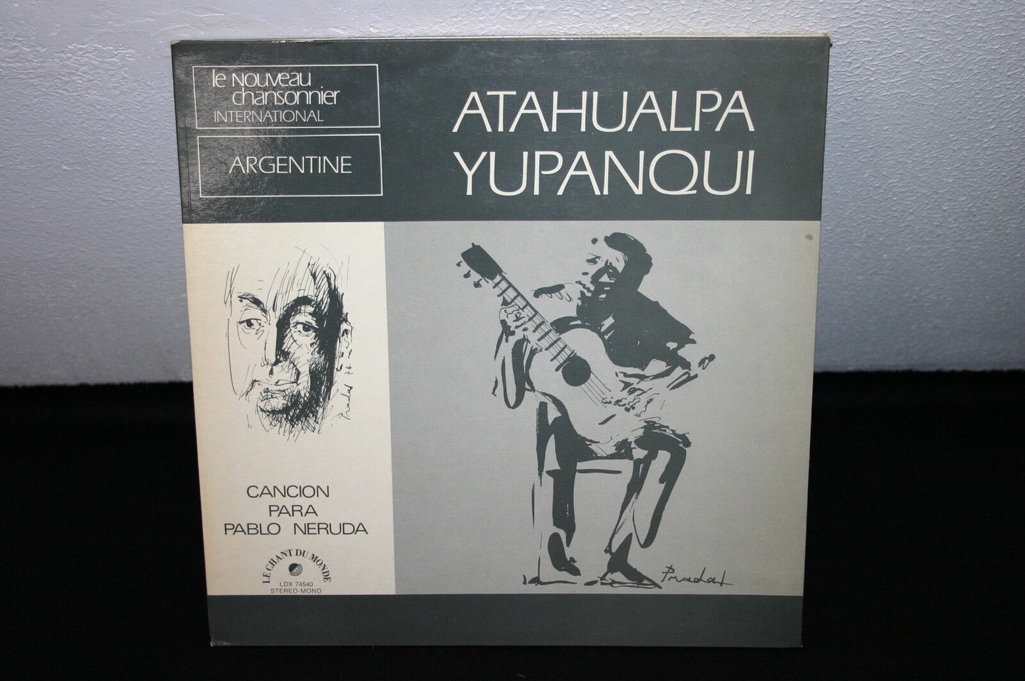 ATAHUALPA YUPANQUI   LP 33T 12"   CANCION PARA PABLO NERUDA