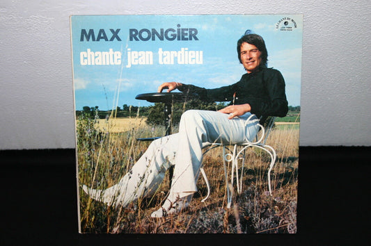 MAX RONGIER   LP 33T 12"   CHANTE JEAN TARDIEU