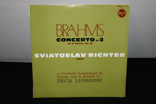 BRAHMS CONCERTO N° 2 SI BEMOL OP 83   LP 33T 12"   SVIATOSLAV RICHTER PIANO