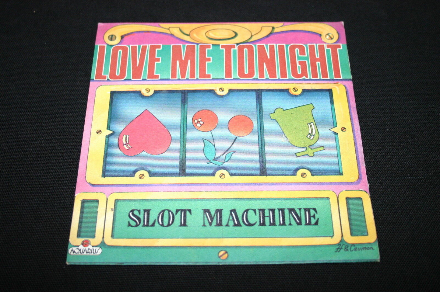 SLOT MACHINE   SP 45T 7"   LOVE ME TONIGHT   1975