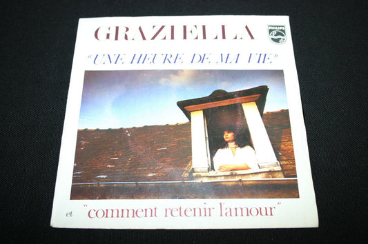GRAZIELLA   SP 45T 7"   UNE HEURE DE MA VIE   1979
