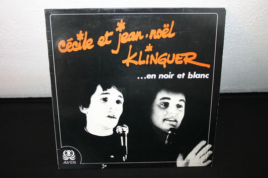 CECILE ET JEAN-NOEL KLINGUER   LP 33T 12"   EN NOIR ET BLANC