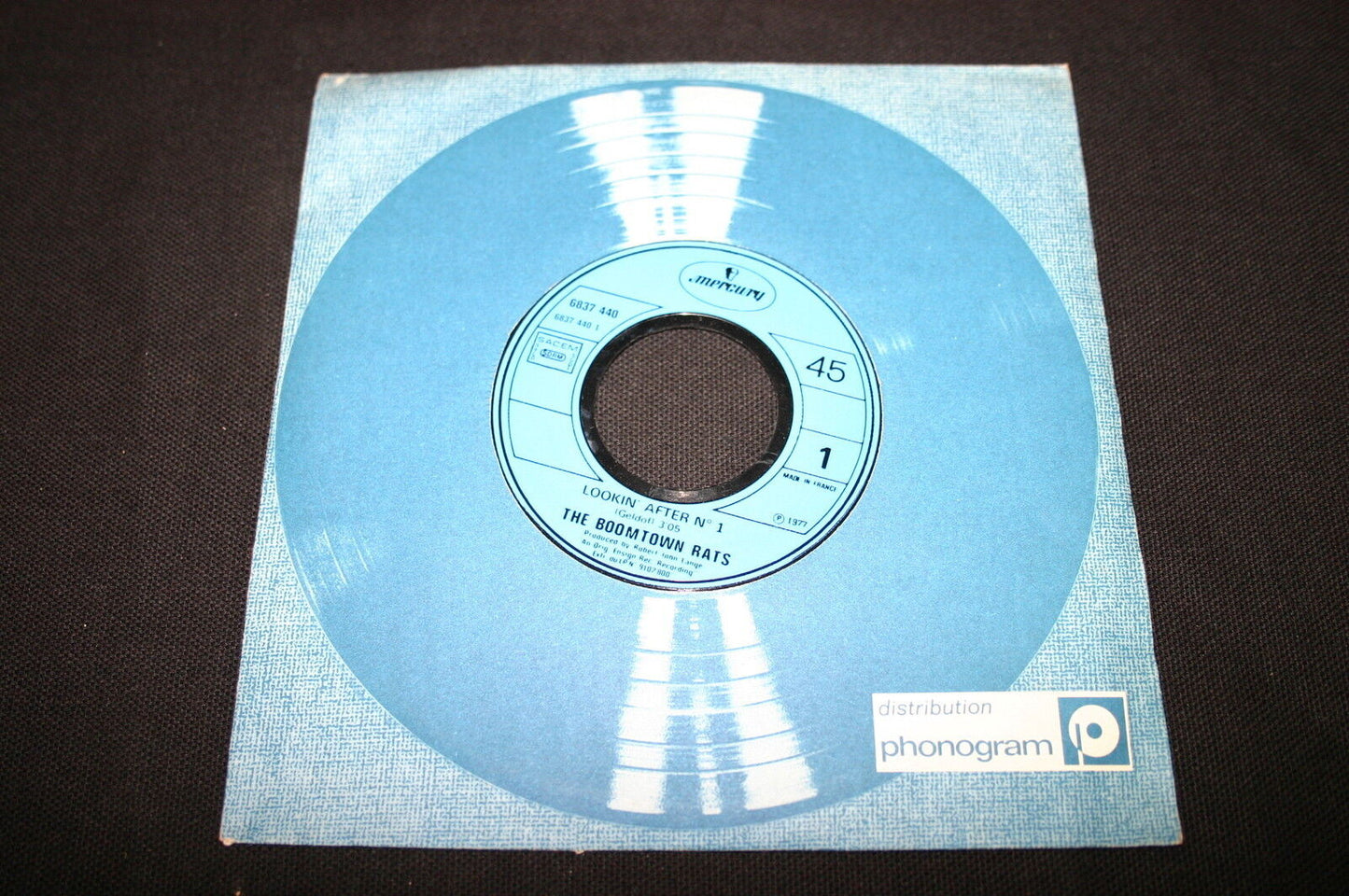 THE BOOMTOWN RATS   SP 45T 7"   LOOKING AFTER N° 1   RARE FRENCH PROMO 1977