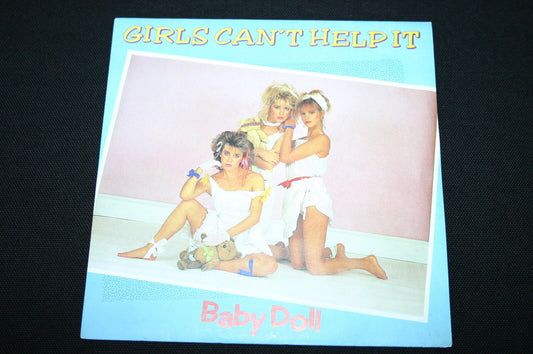 GIRLS CAN'T HELP IT   SP 45T 7"   BABY DOLL   1982