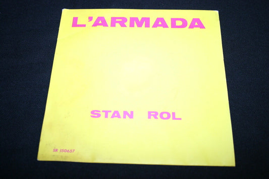 STAN ROL   SP 45T 7"   L'ARMADA   BLUE VINYL
