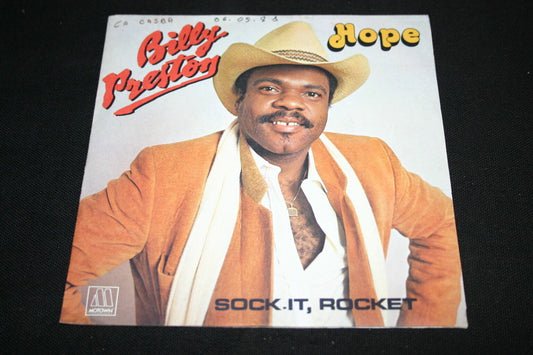 BILLY PRESTON   SP 45T 7"   HOPE   1981