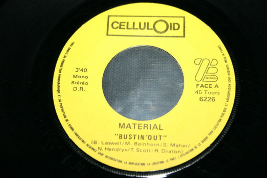 MATERIAL   SP 45T 7"   BUSTIN' OUT