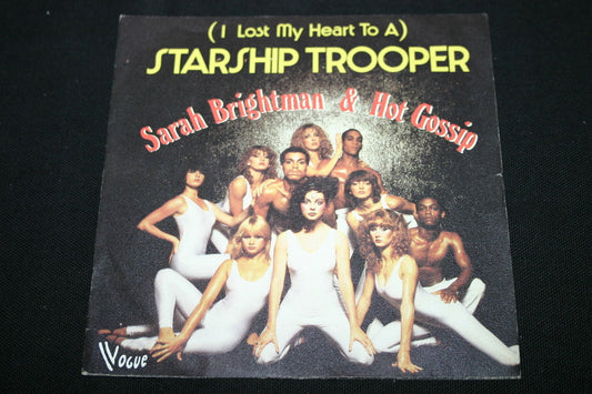 SARAH BRIGHTMAN & HOT GOSSIP   SP 45T 7"   STARSHIP TROOPER   1978