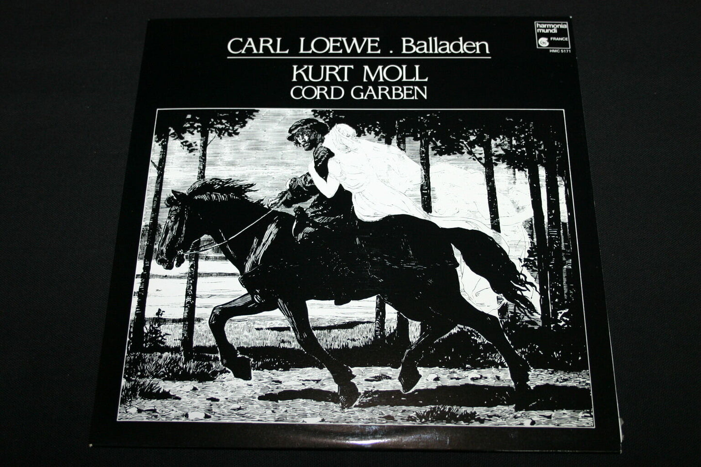 CARL LOEWE Balladen / KURT MOLL / CORD GARBEN   RARE LP 33T 12"   1986  HMC 5171