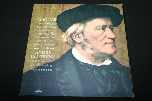 ANDRE CLUYTENS / WAGNER : OUVERTURES ET PRELUDES   RARE COLUMBIA LP 33T 12"