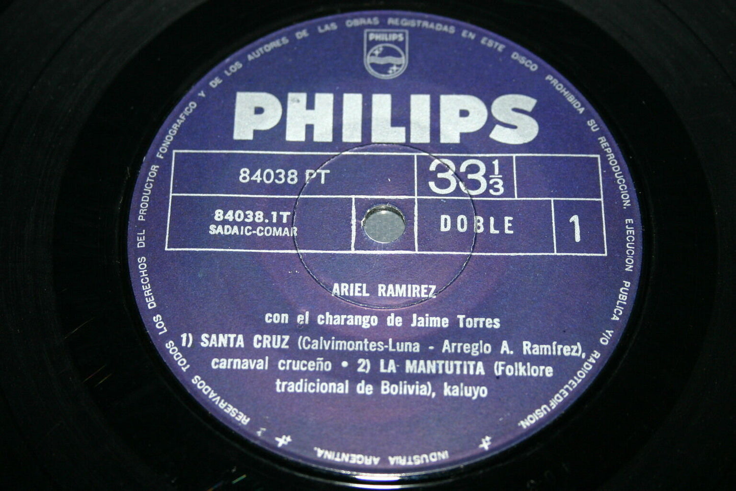 ARIEL RAMIREZ   EP 33T 7"   SANTA CRUZ +3   RARE ARGENTINA