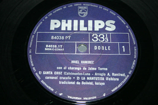 ARIEL RAMIREZ   EP 33T 7"   SANTA CRUZ +3   RARE ARGENTINA