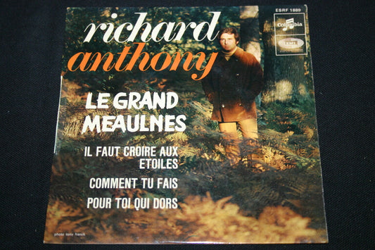 RICHARD ANTHONY   EP 45T 7"   LE GRAND MEAULNES   ESRF 1889
