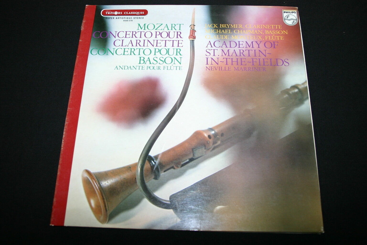 MOZART : CONCERTO CLARINETTE & BASSON   LP 33T 12"   BRYMER CHAPMAN MONTEUX