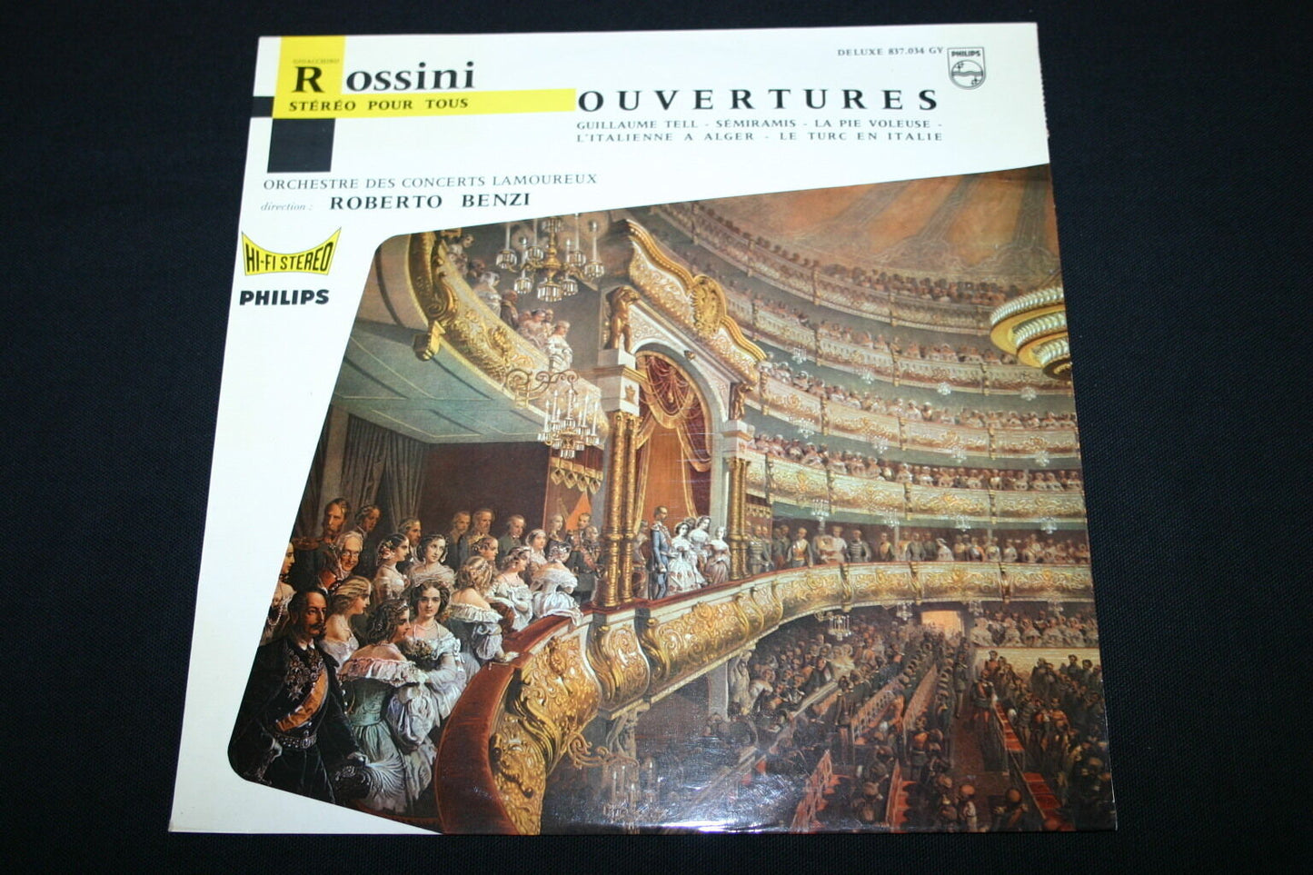 ROSSINI / ROBERTO BENZI / OUVERTURES   LP 33T 12"