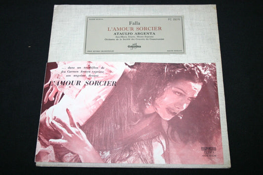 FALLA / ATAULFO ARGENTA / ANA-MARIA IRIARTE   LP 33T 10"   L'AMOUR SORCIER