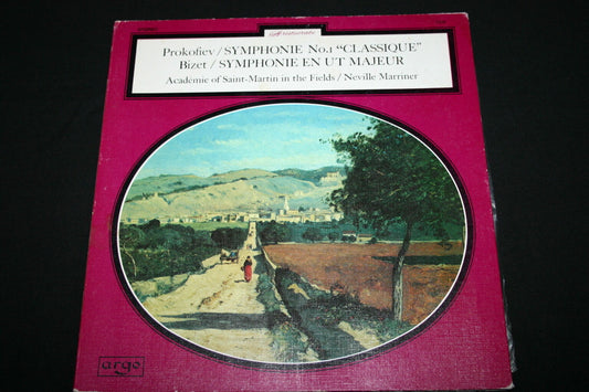 NEVILLE MARRINER / PROKOFIEV Symphonie N°1 / BIZET Symphonie Ut Maj   LP 33T 12"