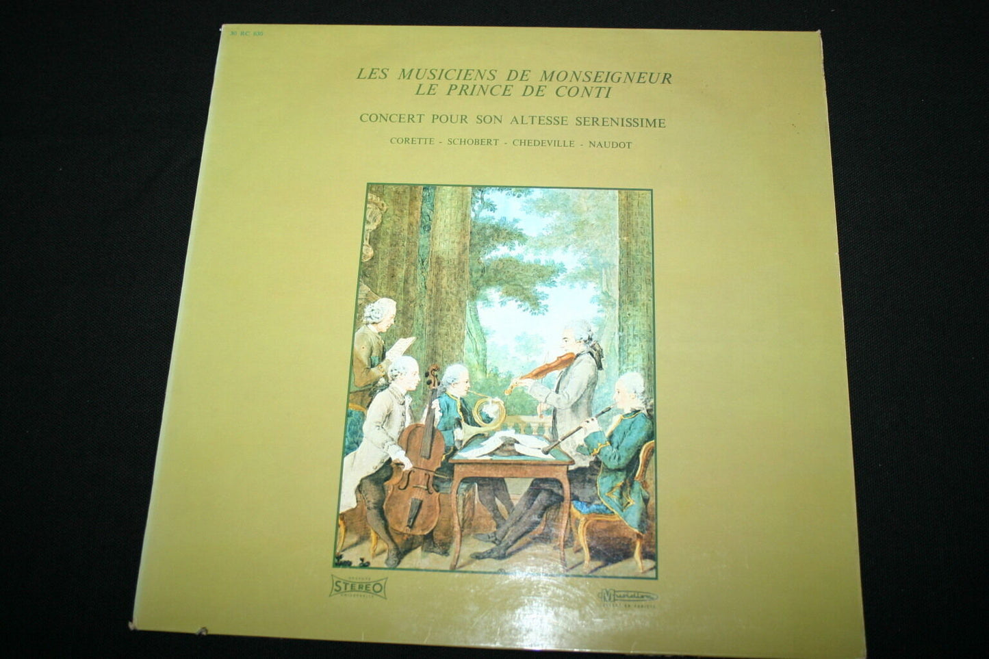 CONCERT / PRINCE DE CONTI / CORETTE SCHOBERT CHEDEVILLE NAUDOT   LP 33T 12"