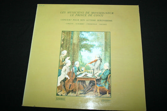 CONCERT / PRINCE DE CONTI / CORETTE SCHOBERT CHEDEVILLE NAUDOT   LP 33T 12"