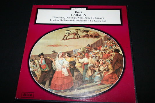 SIR GEORG SOLTI / BIZET / CARMEN   BOX 3 x LP 33T 12"