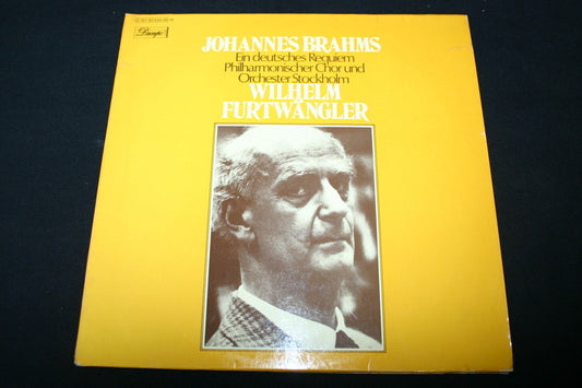 WILHELM FURTWÄNGLER / BRAHMS / EIN DEUTSCHES REQUIEM   2 x LP 33T 12"