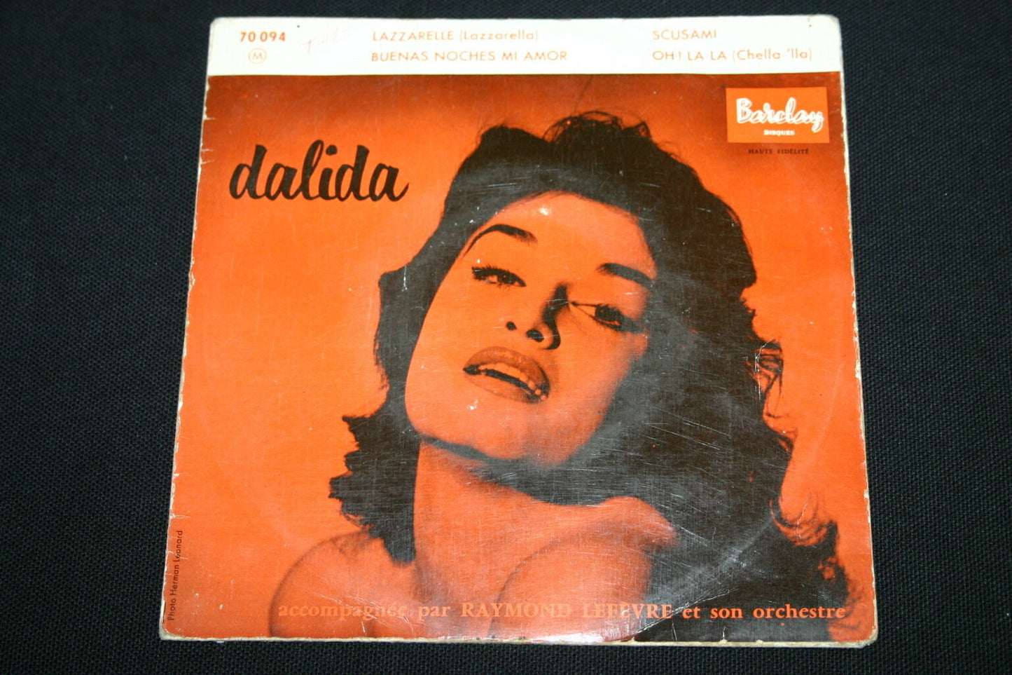 DALIDA   EP 45T 7"   LAZZARELLE