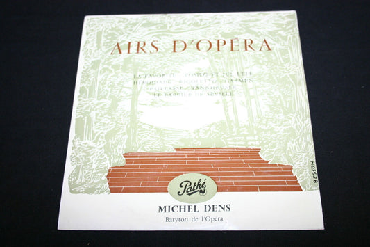 MICHEL DENS   LP 33T 10"   AIRS D'OPERA   PATHE DT 1020