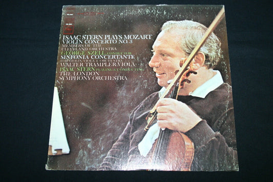 ISAAC STERN PLAYS MOZART / GEORGE SZELL / WALTER TRAMPLER   LP 33T 12"   USA