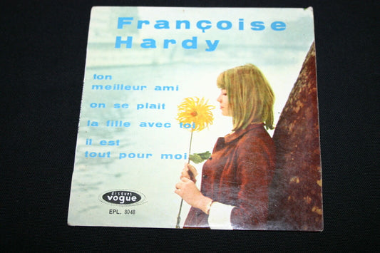 FRANCOISE HARDY   EP 45T 7"   TON MEILLEUR AMI   1962