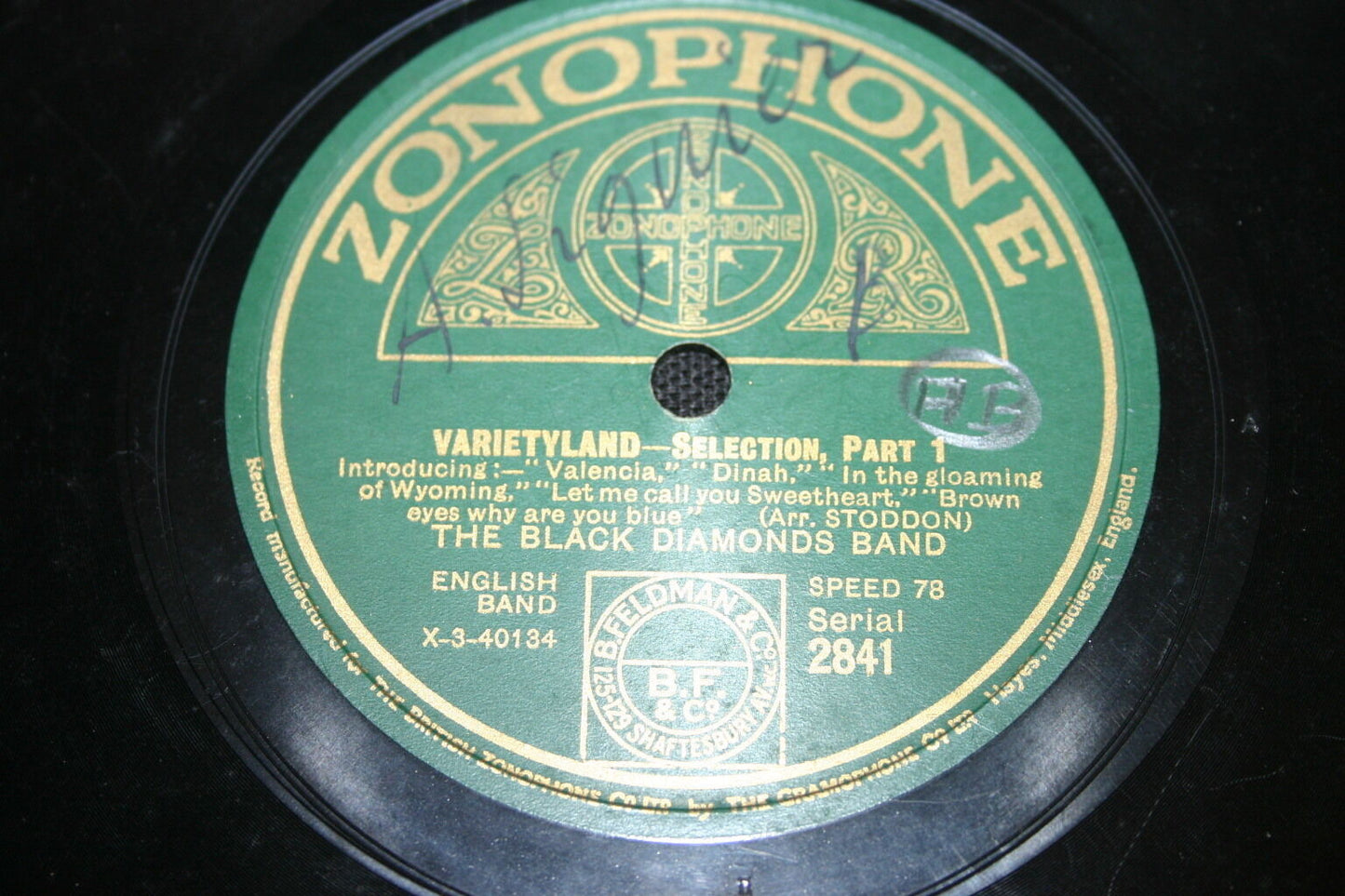 THE BLACK DIAMONDS BAND   78T   VARIETYLAND PART 1 & 2