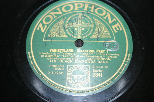 THE BLACK DIAMONDS BAND   78T   VARIETYLAND PART 1 & 2