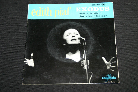 EDITH PIAF   EP 45T 7"   EXODUS