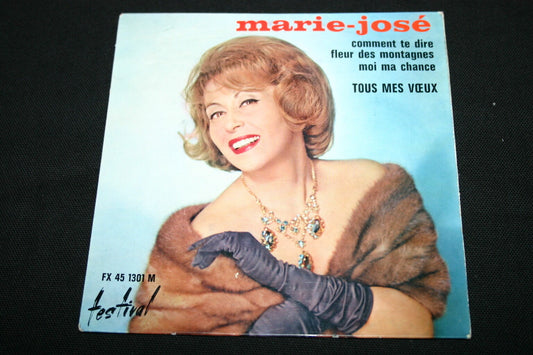 MARIE-JOSE   EP 45T 7"   TOUS MES VOEUX