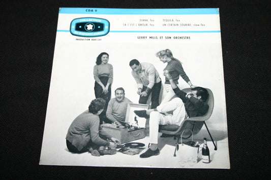 GERRY MILLS ET SON ORCHESTRE   EP 45T 7"   DIANA