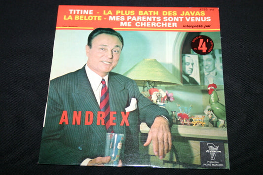 ANDREX   EP 45T 7"   LA BELOTE   RARE