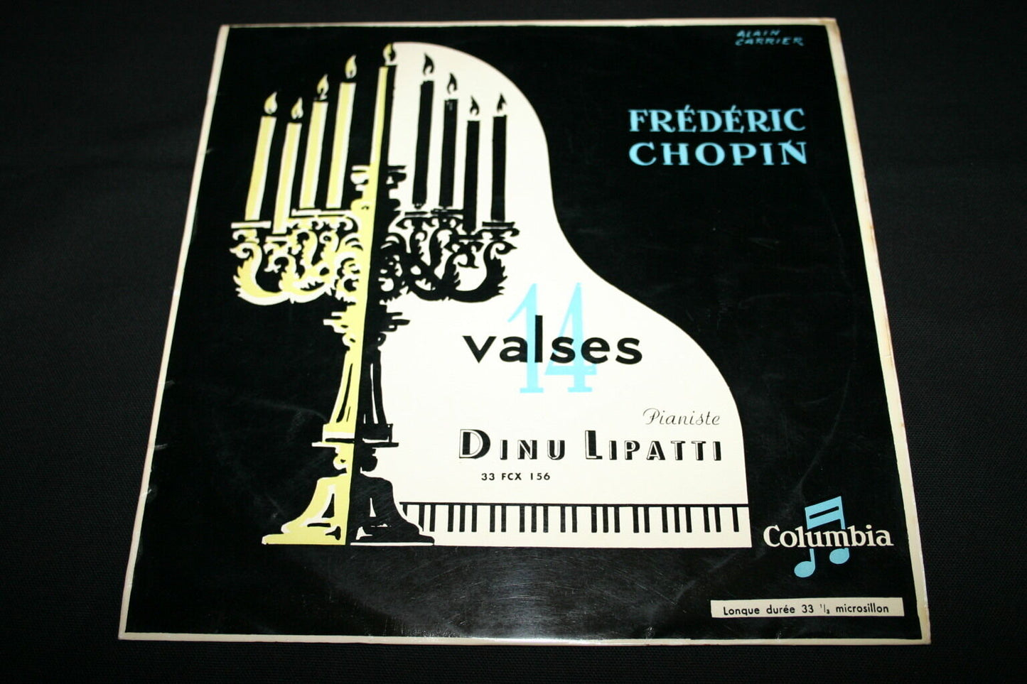 DINU LIPATTI / FREDERIC CHOPIN   LP 33T 12"   14 VALSES   COLUMBIA FCX 156