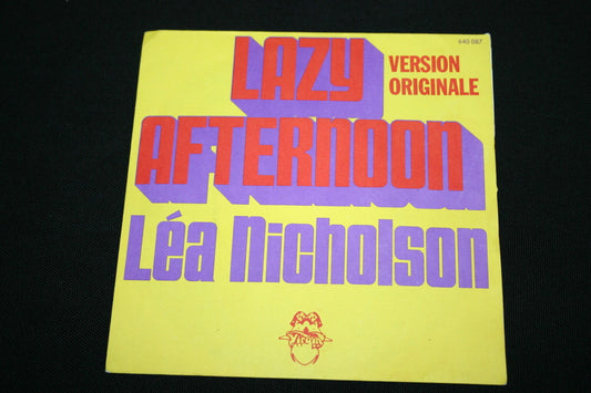 LEA NICHOLSON   SP 45T 7"   LAZY AFTERNOON   1976
