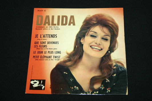 DALIDA   EP 45T 7"   JE L'ATTENDS
