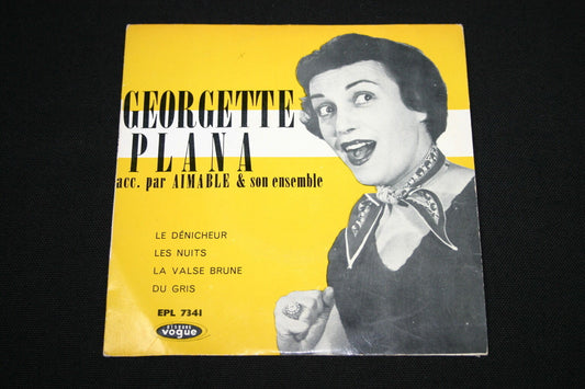 GEORGETTE PLANA / AIMABLE   EP 45T 7"   LE DENICHEUR