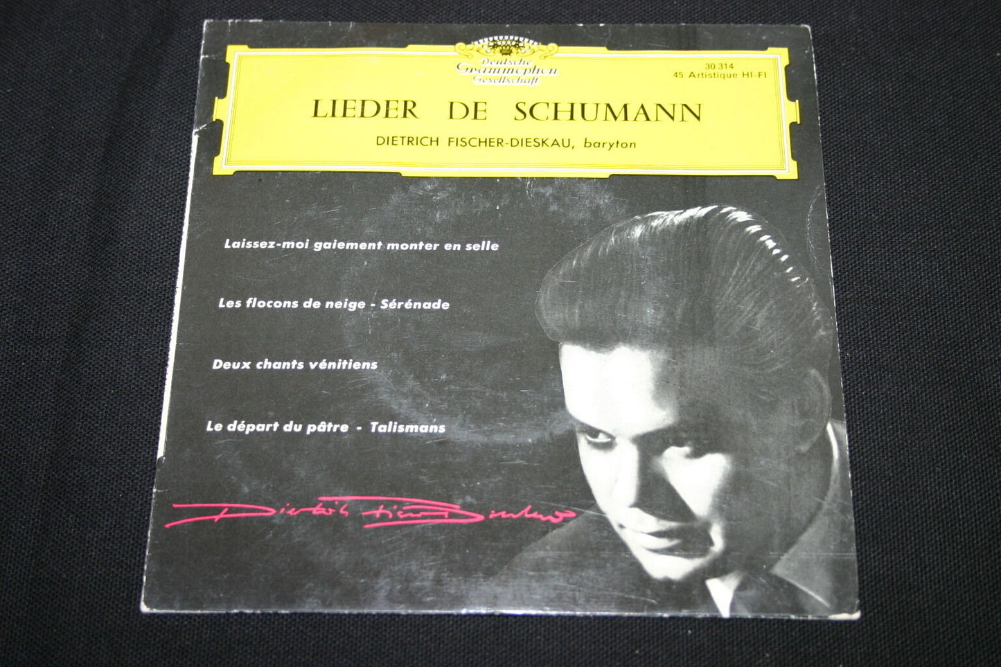 LIEDER DE SCHUMANN / DIETRICH FISCHER-DIESKAU   EP 45T 7"
