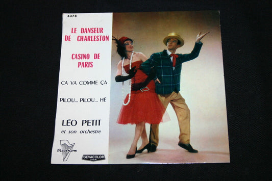 LEO PETIT   SP 45T 7"   LE DANSEUR DE CHARLESTON