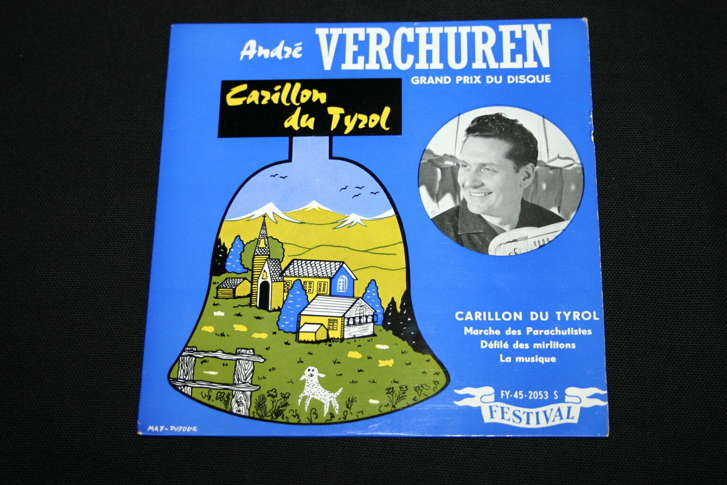ANDRE VERCHUREN   EP 45T 7"   CARILLON DU TYROL