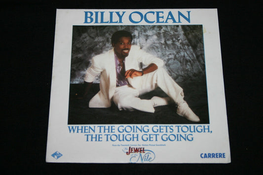 BILLY OCEAN   SP 45T 7"   WHEN THE GOING GETS TOUGH, THE TOUGH GET GOING   1986