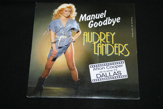 AUDREY LANDERS   SP 45T 7"   MANUEL GOODBYE   1983
