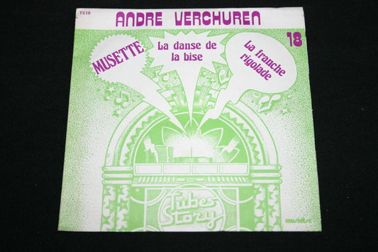 ANDRE VERCHUREN   SP 45T 7"   LA DANSE DE LA BISE   1978