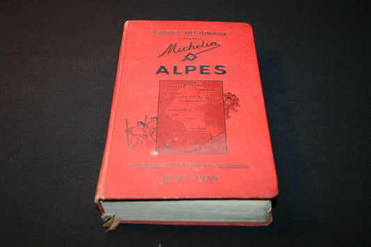 GUIDE MICHELIN - ALPES 1934-1935