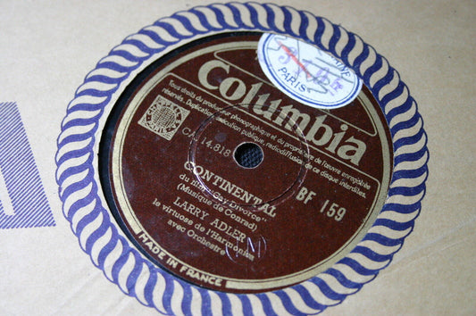 LARRY ADLER   78T   CONTINENTAL / SMOKE GETS IN YOUR EYES