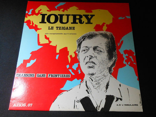 IOURY LE TZIGANE   LP 33T 12"   CHANSONS SANS FRONTIERES   RARE