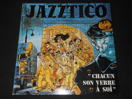 JAZZTICO   LP 33T 12"   CHACUN SON VERRE A SOI   RARE BD COVER