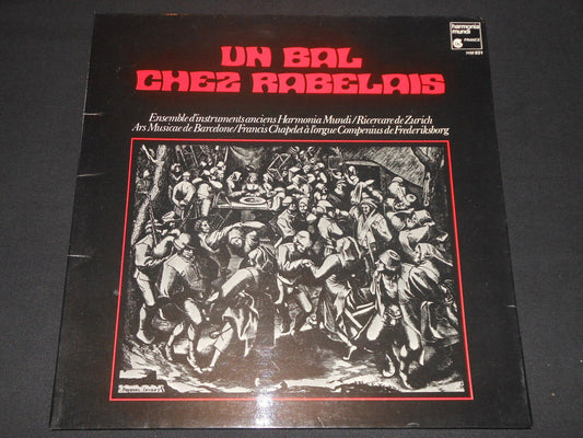 UN BAL CHEZ RABELAIS / ENSEMBLE D'INSTRUMENTS ANCIENS   LP 33T 12"